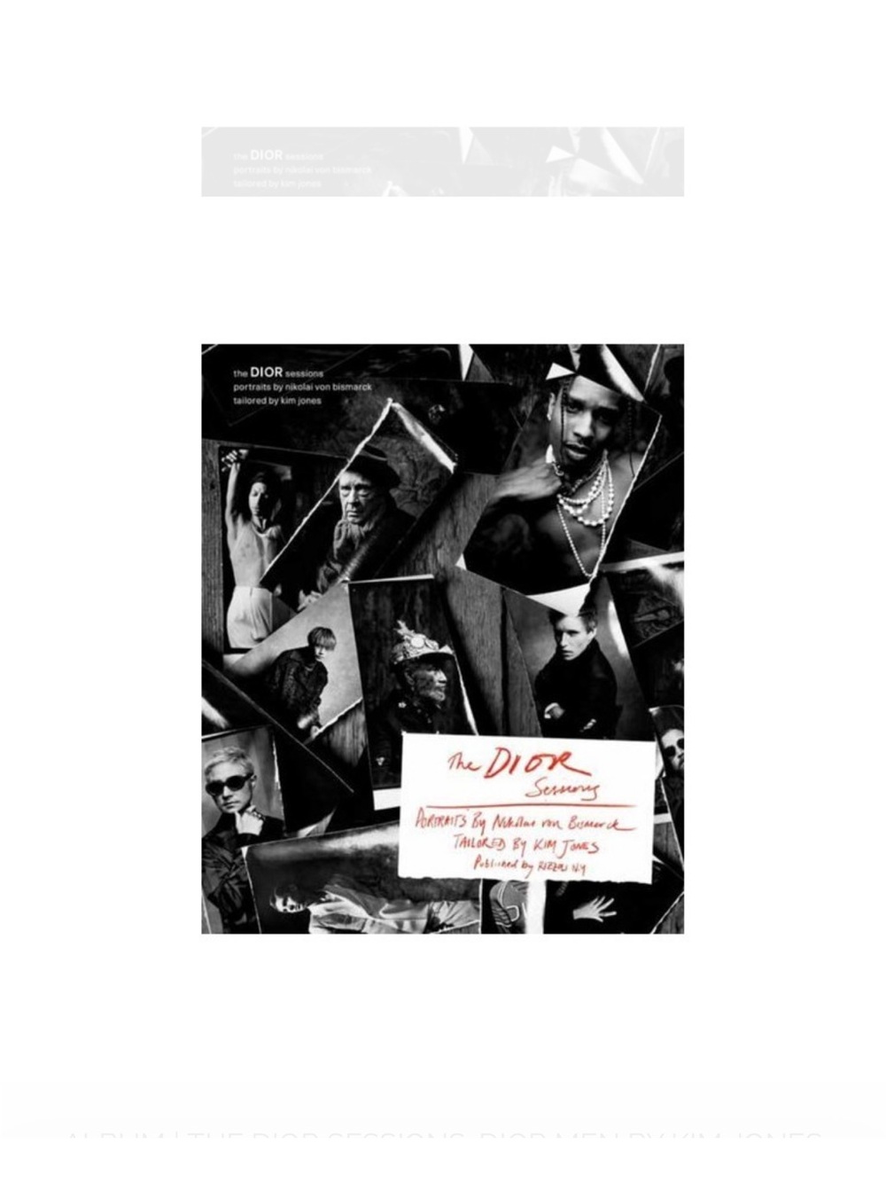 Dior Black & White Collage Photobook